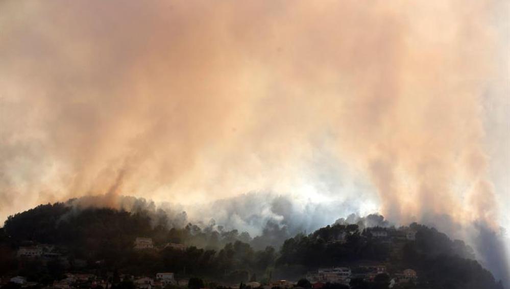 Incendios en Francia
