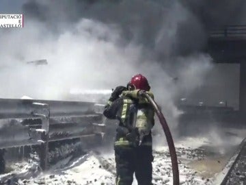 Un camionero fallece y otro resulta herido en un accidente ocurrido en la A-7 a la altura de Nules