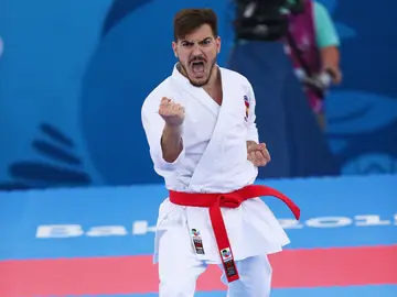 Quintero durante un combate Quintero durante un combate