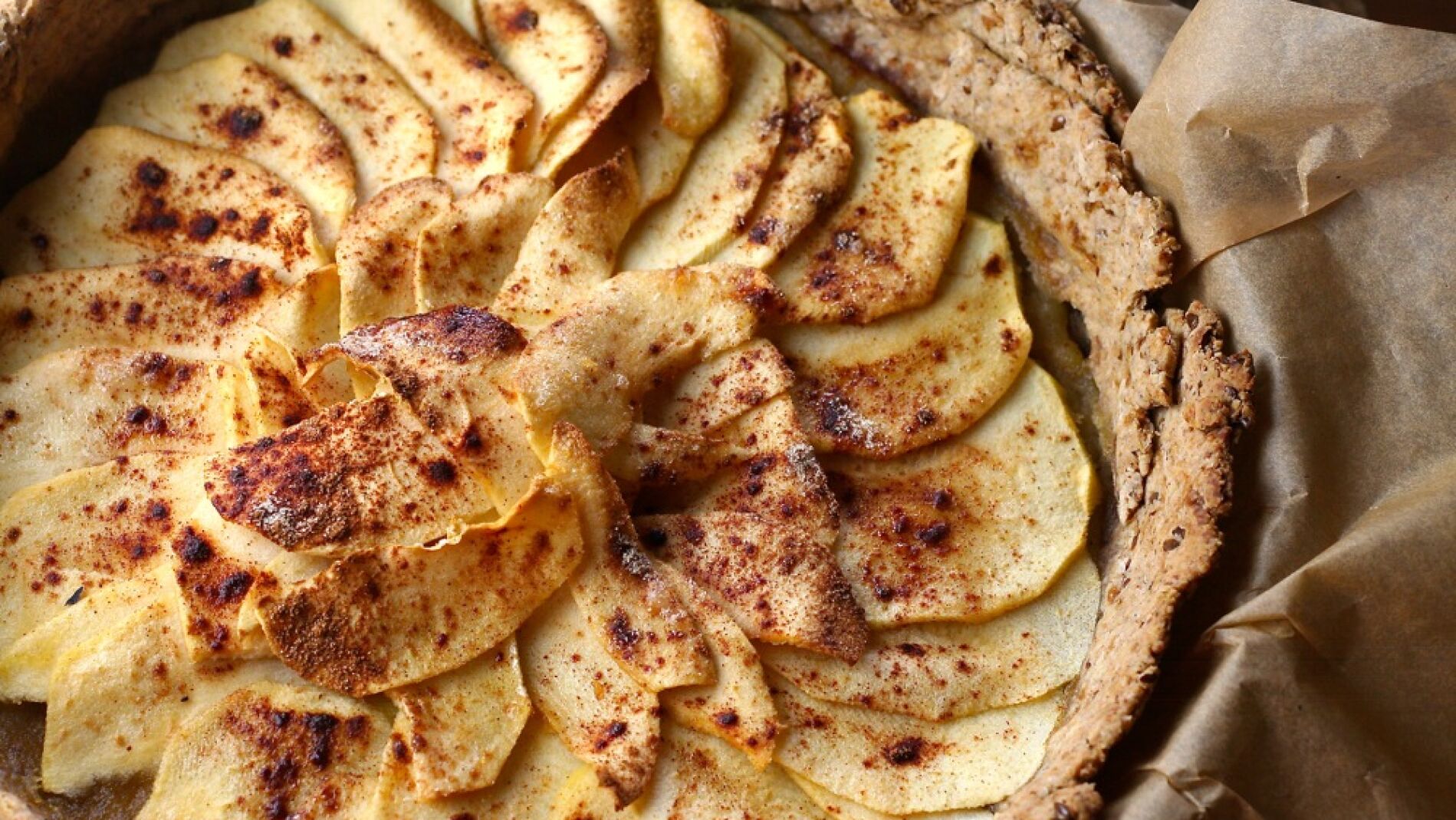Tarta manzana y canela