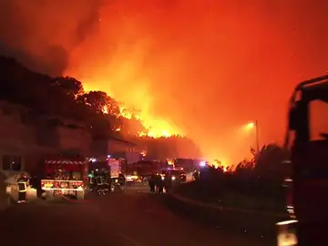 Los incendios arrasan el sur de Francia Los incendios arrasan el sur de Francia