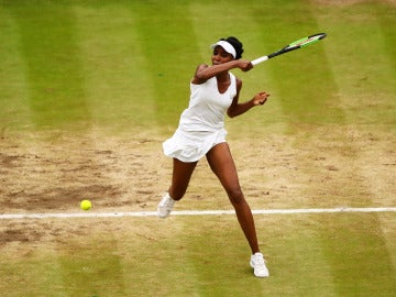 Venus disputando la final de Wimbledon