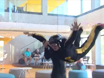 El mayor túnel de viento vertical de Europa está en Madrid El mayor túnel de viento vertical de Europa está en Madrid