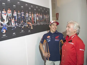 Marc Márquez, junto a Ángel Nieto Marc Márquez, junto a Ángel Nieto