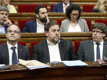 El Parlament cambia su reglamento para la aprobación exprés de la ley del 1-O El Parlament cambia su reglamento para la aprobación exprés de la ley del 1-O