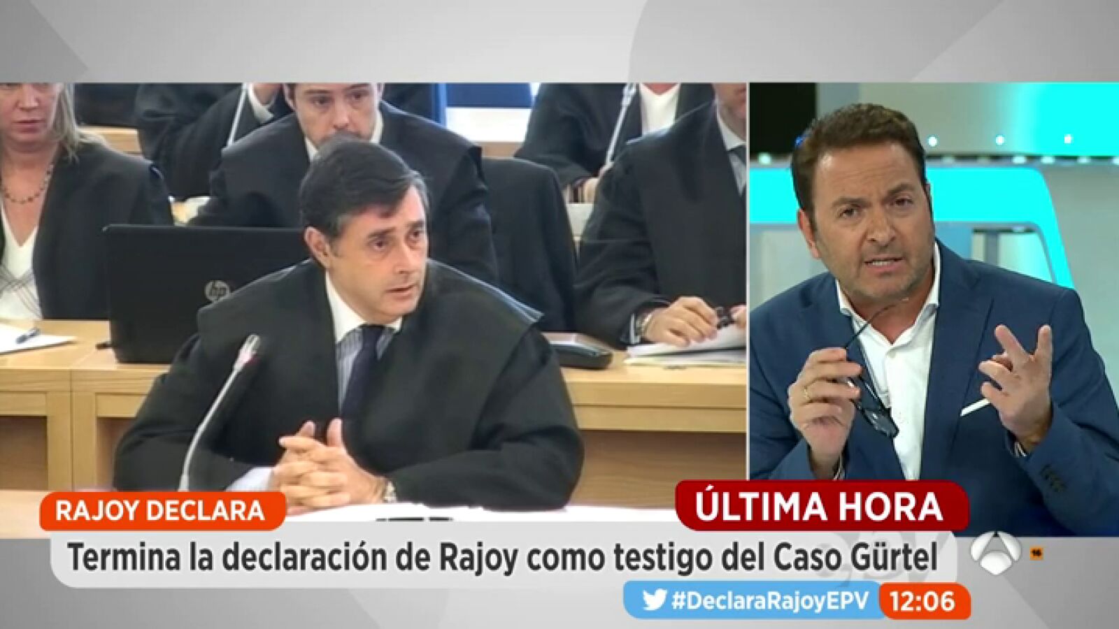 La declaración de Mariano Rajoy ha durado dos horas y ha dejado hechos curiosos