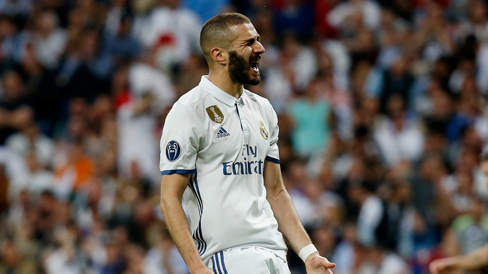 Benzema durante un partido Benzema durante un partido