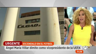Ángel María Villar dimite como vicepresidente de la UEFA