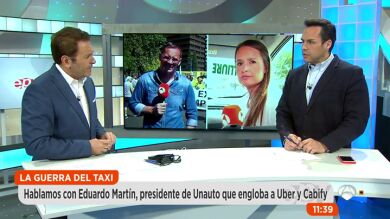 Nuevo paro de taxistas para protestar contra Uber y Cabify
