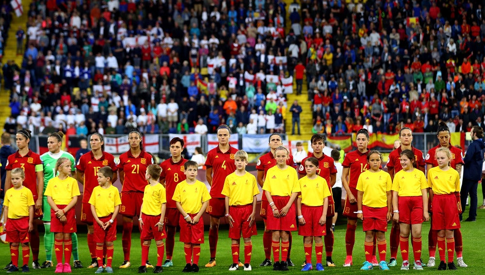 España durante un partido