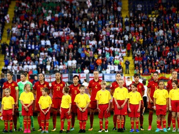 España durante un partido