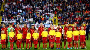 España durante un partido