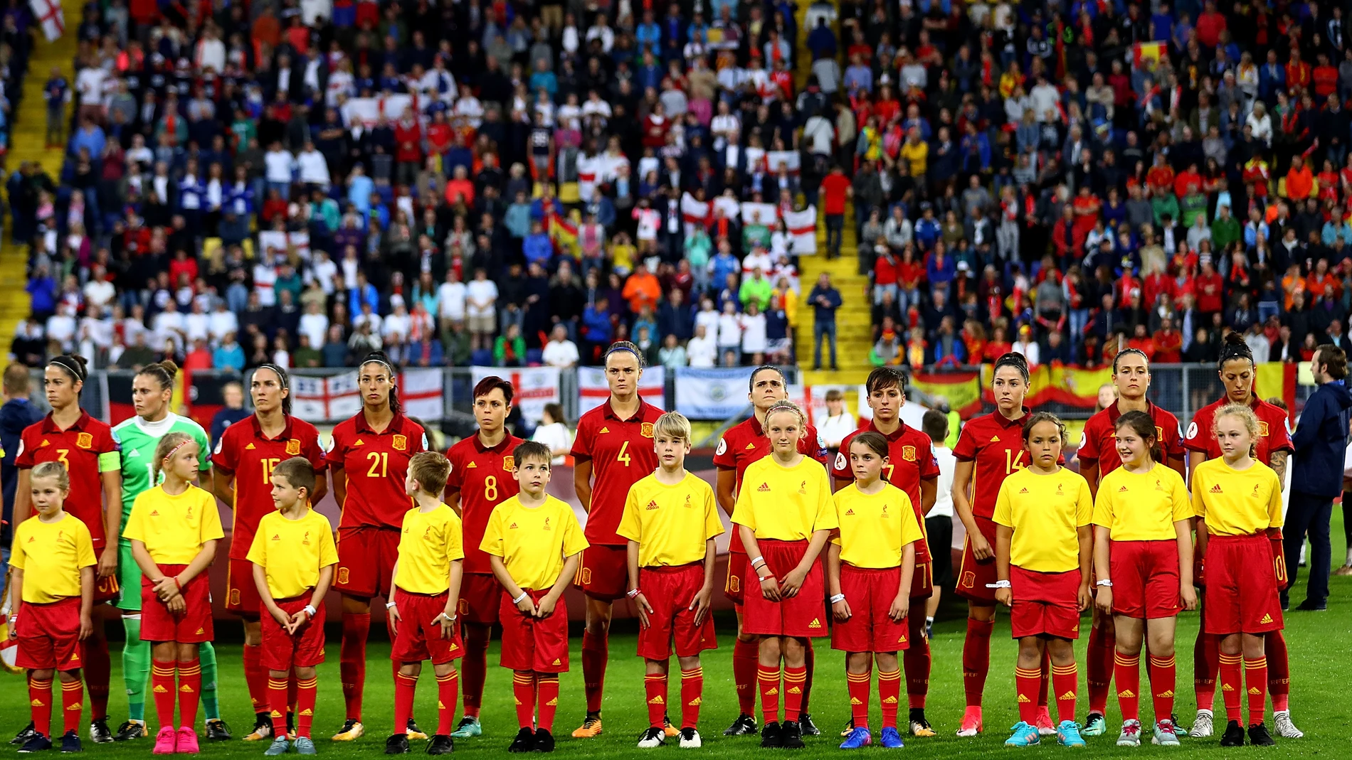 España durante un partido España durante un partido