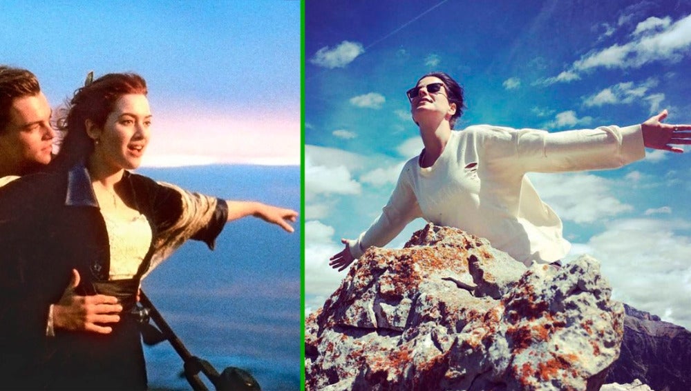Noemí Ruiz a lo Kate Winslet en sus vacaciones