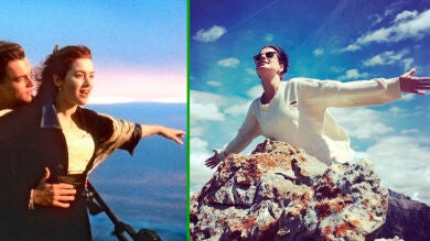 Noemí Ruiz a lo Kate Winslet en sus vacaciones