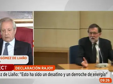 El abogado Javier Gómez de Liaño valora la declaración de Rajoy "irrelevante" desde el punto de vista jurista El abogado Javier Gómez de Liaño valora la declaración de Rajoy "irrelevante" desde el punto de vista jurista