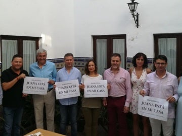 Manifestación a favor de Juana