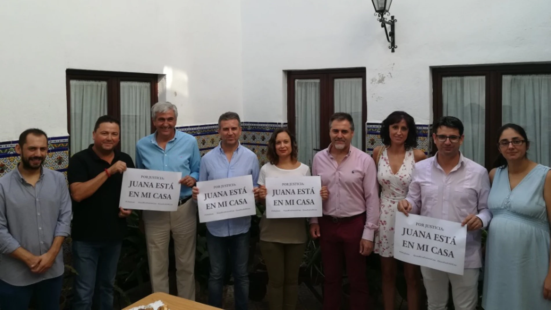 Manifestación a favor de Juana Manifestación a favor de Juana