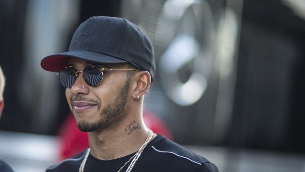 Lewis Hamilton, durante el GP de Hungría