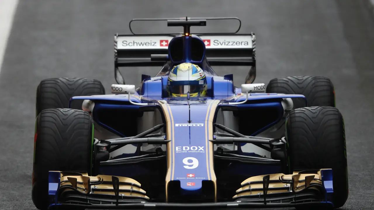 Marcus Ericsson, durante el GP de Gran Bretaña