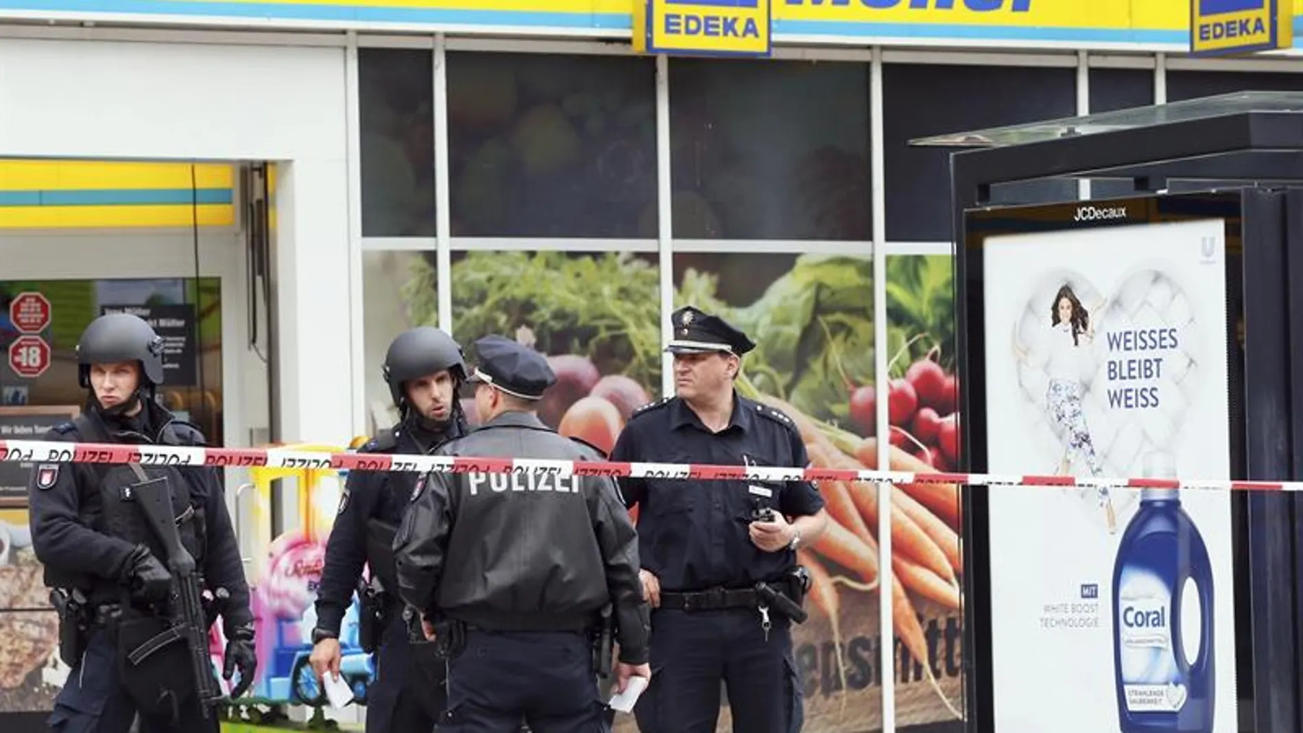 El supermercado de Hamburgo donde una persona ha muerto y varias han resultado heridas tras un ataque con cuchillo El supermercado de Hamburgo donde una persona ha muerto y varias han resultado heridas tras un ataque con cuchillo