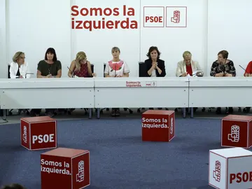 Reunión del PSOE sobre la violencia machista Reunión del PSOE sobre la violencia machista