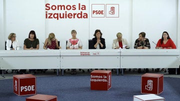 Reunión del PSOE sobre la violencia machista 