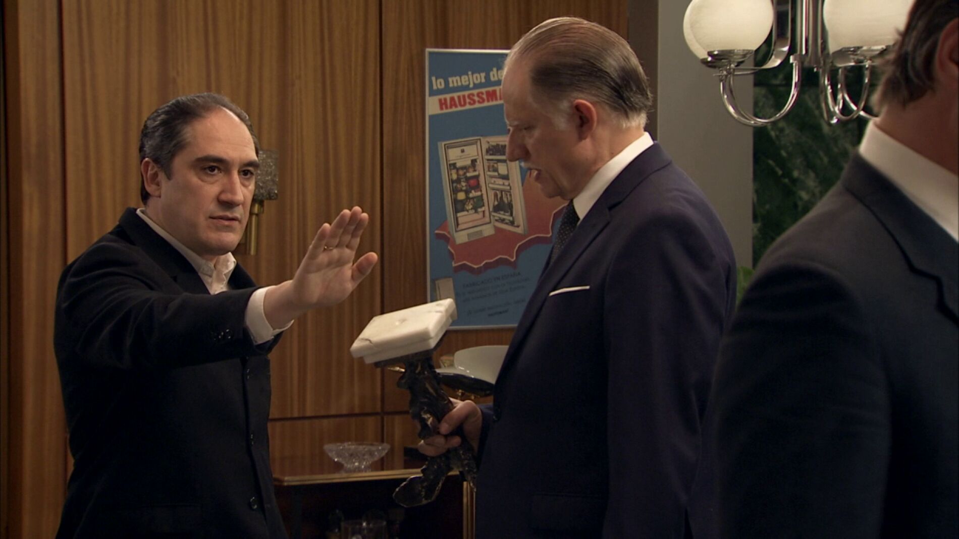 F&eacute;lix y Caldas en la escena del crimen