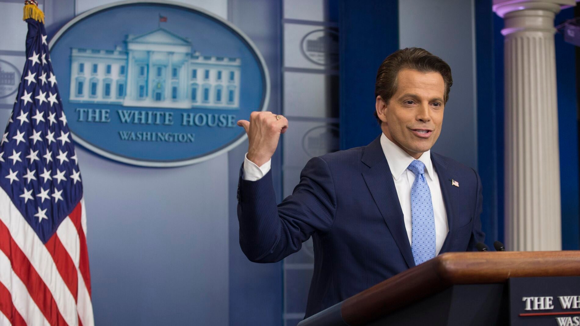 El director de comunicaci&oacute;n de la Casa Blanca, Anthony Scaramucci