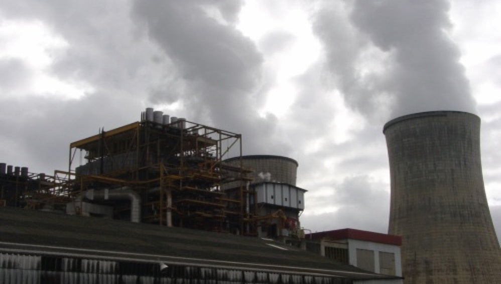 Una factoría en pleno funcionamiento