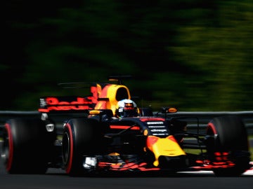 Daniel Ricciardo, rodando en Hungaroring