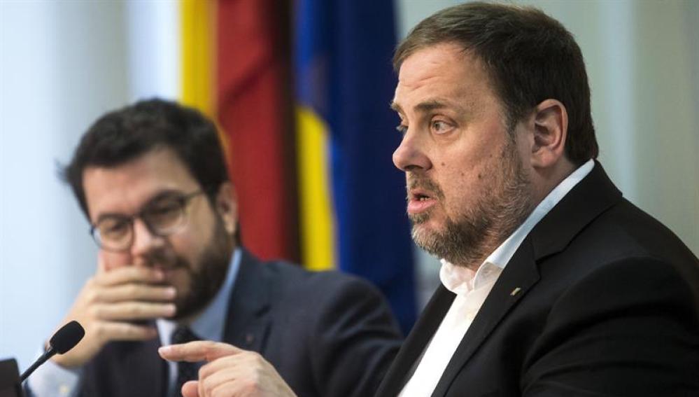 El vicepresidente catalán y conseller de Economía, Oriol Junqueras