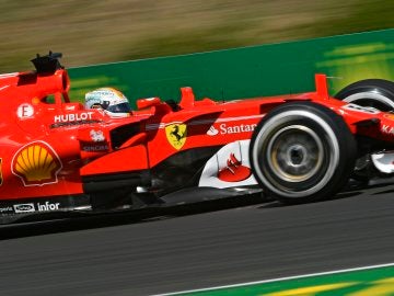 Vettel en el GP de Hungría