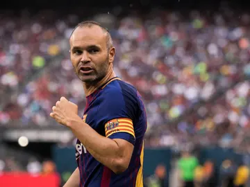 Andrés Iniesta, en un partido con el Barcelona Andrés Iniesta, en un partido con el Barcelona