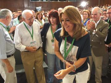 La presidenta andaluza y secretaria general del PSOE-A, Susana Díaz