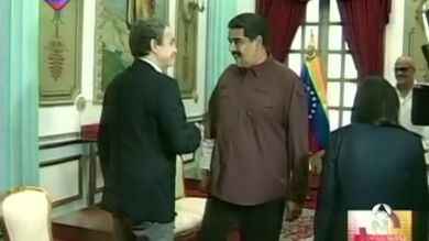 Maduro dice que se reunió con Zapatero para hablar sobre el diálogo en Venezuela