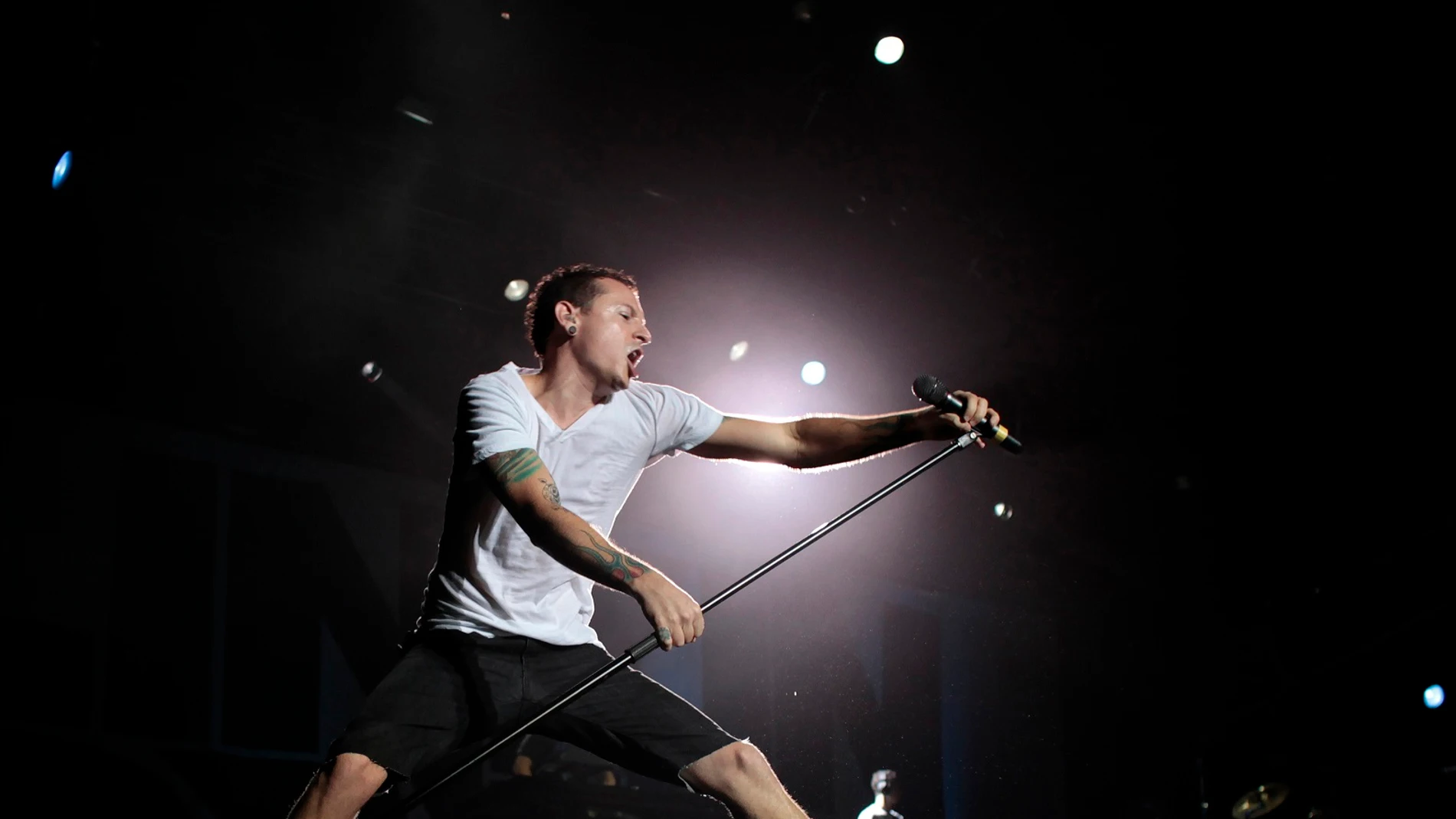 El vocalista de Linkin Park, Chester Bennington El vocalista de Linkin Park, Chester Bennington