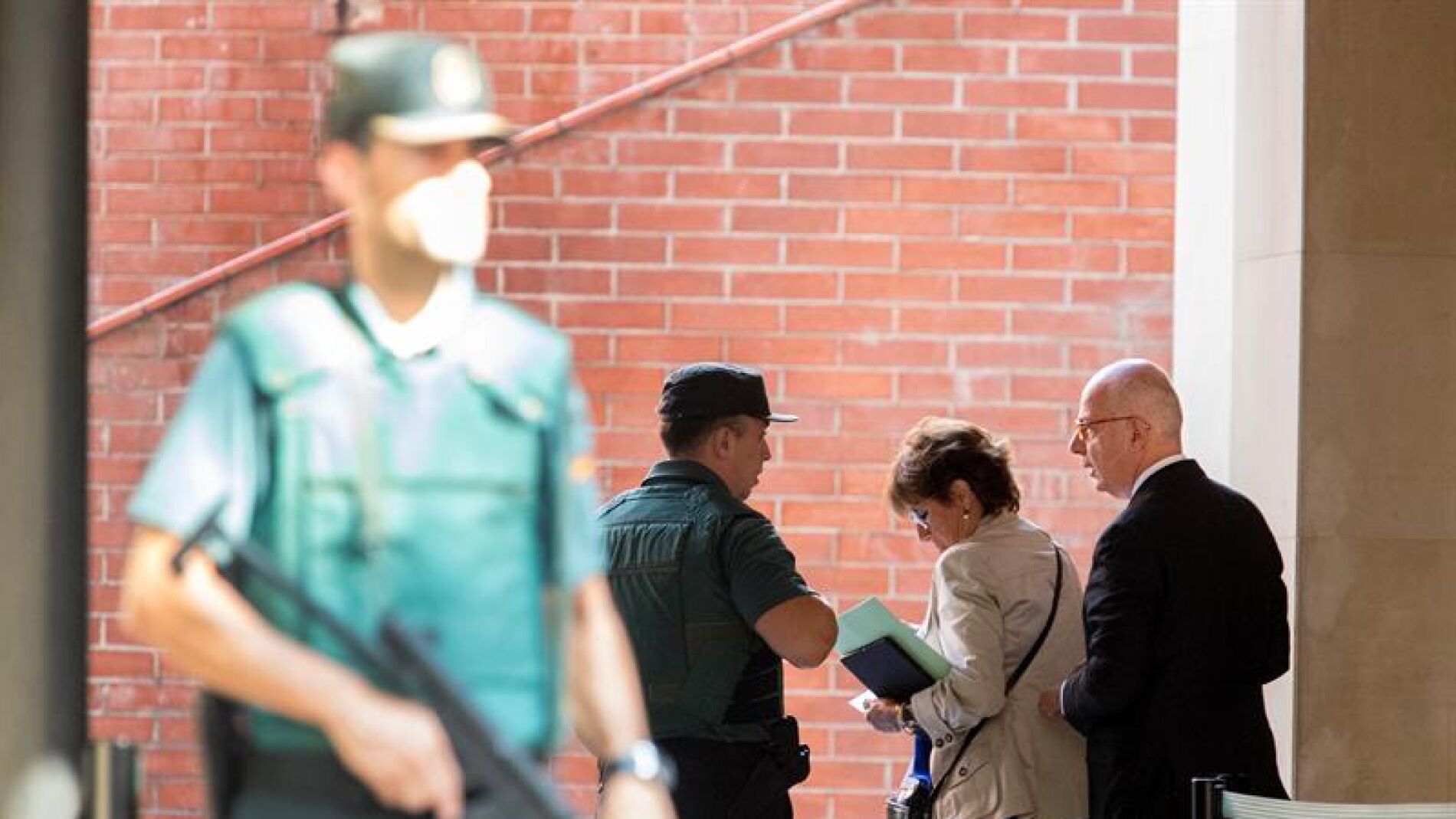 Guardia Civil en la Comandancia de Gr&aacute;cia, en Barcelona
