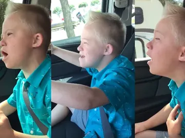 Un niño con síndrome de Down canta 'I Have Nothing' de Whitney Houston Un niño con síndrome de Down canta 'I Have Nothing' de Whitney Houston