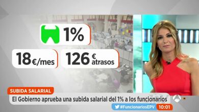 El Gobierno aprueba una subida salarial del 1% a los funcionarios