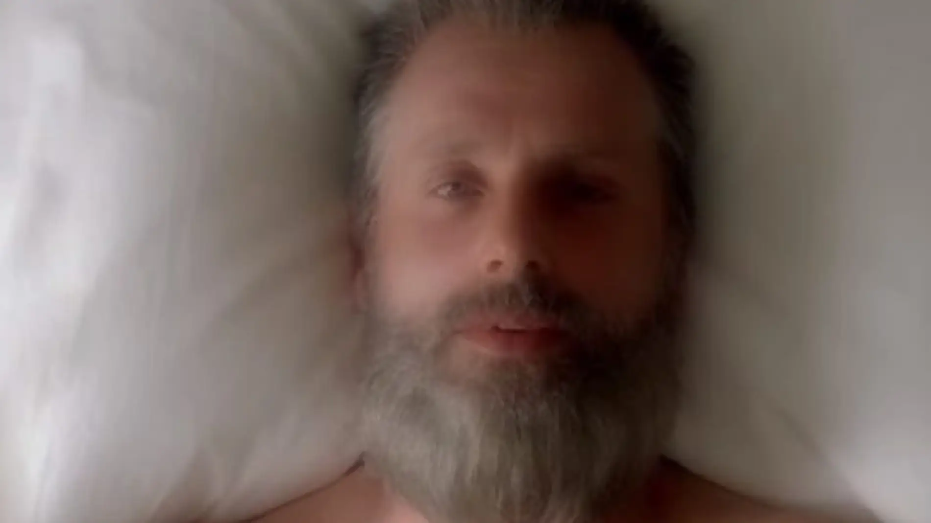 Viejo Rick en la octava temporada de 'The Walking Dead'