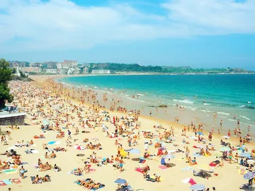 Playa El Sardinero, Santander Playa El Sardinero, Santander