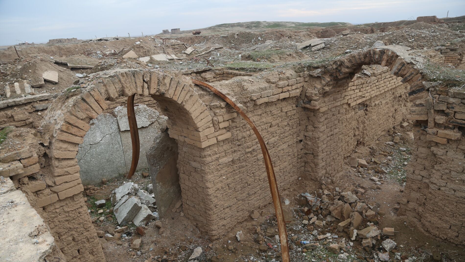 La hist&oacute;rica ciudad de Nimrud, convertida en ruinas
