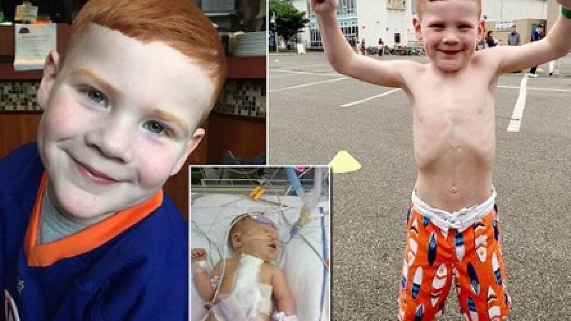 Montaje publicado por la madre del ni&ntilde;o