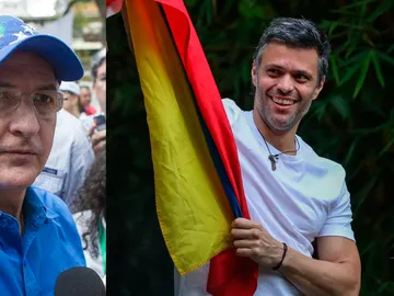 Leopoldo López y Antonio Ledezma Leopoldo López y Antonio Ledezma