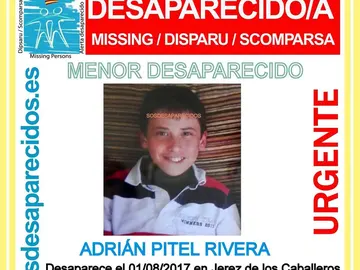 Menor desaparecido en Jerez de los Caballeros Menor desaparecido en Jerez de los Caballeros