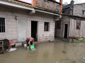 El efecto de las lluvias en China El efecto de las lluvias en China