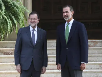 Felipe VI recibe este lunes a Rajoy en el Palacio de Marivent Felipe VI recibe este lunes a Rajoy en el Palacio de Marivent