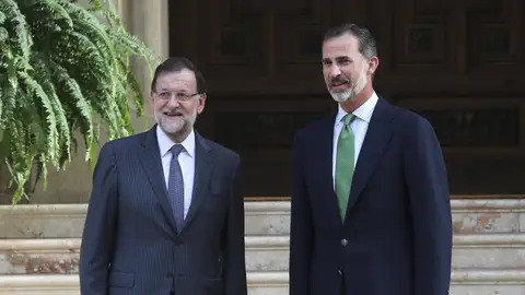 Felipe VI recibe este lunes a Rajoy en el Palacio de Marivent Felipe VI recibe este lunes a Rajoy en el Palacio de Marivent