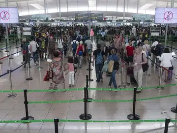 Huelga en el aeropuerto de El Prat Huelga en el aeropuerto de El Prat